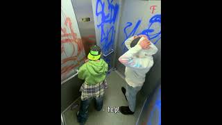 Elevator teaches young troublemakers a lesson shorts [upl. by Wilson786]