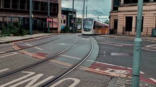 edinburgh haymarket trams [upl. by Aleit]