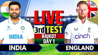 India vs England 3rd Test  India vs England Live  IND vs ENG Live Score amp Commentary Session 2 [upl. by Acinnod]