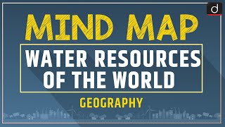 Water Resources of the World  MIND MAP  Drishti IAS English [upl. by Airoled]