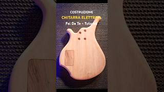 Costruzione CHITARRA ELETTRICA Fai Da Te  VANO ELETTRONICA faidate tutorial chitarra diyguitar [upl. by Sukramed]