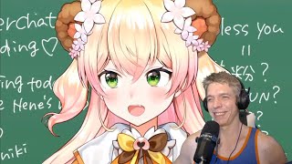 NENEs ENGLISH by VTuber Hole Reaction [upl. by Aida746]