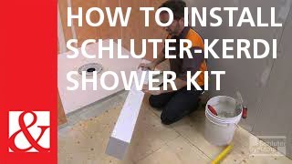 SchluterKERDI Shower Kit Installation [upl. by Saxena]