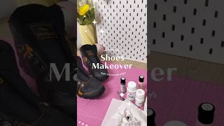 Shoes Makeover  Prepare Deglazer  Waterbased  Leather Paint  Clear Finisher diy repainting [upl. by Ecile]