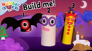 Numberblocks One Two amp Three HALLOWEEN Decoration 👻  DIY Learn to Count  Maths Cartoons for Kids [upl. by Asyar]