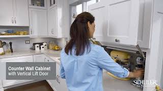 Countertop Appliance Garage Cabinet by Schuler Cabinetry [upl. by Ylam]