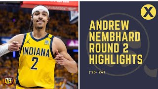 Andrew Nembhard Round 2 Highlights v NYK • 2024 [upl. by Skyler]