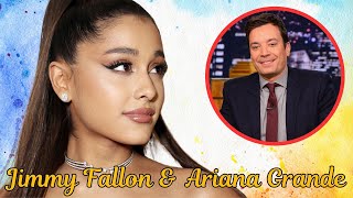 Jimmy Fallon OPENS UP About Holiday Song With Ariana Grande in New Album [upl. by Ettenajna]