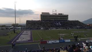 James Madison Football Team takes field for game against Weber State [upl. by Conal92]