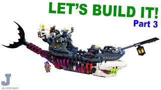 LEGO DREAMZzz 2023 Nightmare Shark Ship 71469 Build Part 3 [upl. by Knarf707]