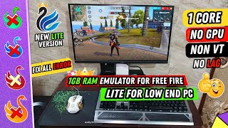 NEW LITE BEST EMULATOR FOR LOW END PC  1GB RAM NO GRAPHICS CARD  SMART GAGA BEST LITE VERSION [upl. by Sakul]