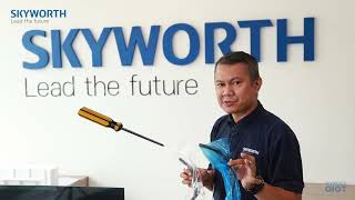 SKYWORTH TV STD6500 Unboxing Video [upl. by Berck]