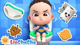 The Potty Song  Potty Training Song  Healthy Habit Songs  LiaChaCha Nursery Rhymes amp Baby Songs [upl. by Tnilf]