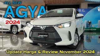 Update Harga Toyota Agya 2024 amp Review November 2024 [upl. by Cinomod208]