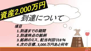 資産2000万到達について [upl. by Bang485]