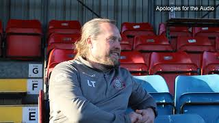 Luke Turkington Post Match Interview  Abbey Rangers H [upl. by Yesdnyl341]