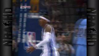 Carmelo Anthony Monster Dunk On Paul Millsap [upl. by Anoel]