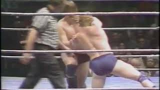 Bob Backlund vs Stan Hansen Madison Square Garden February 16 1981 WWF [upl. by Drawe]