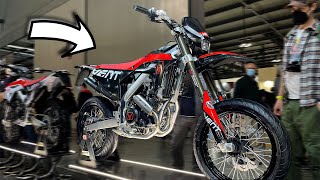 Nuova VENT DERAPAGE RR 125 4T 2022 Walkaround Eicma 2021 [upl. by Monagan]