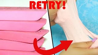 Eraser Slime DIY RETRY DIY Test 11 [upl. by Berni]