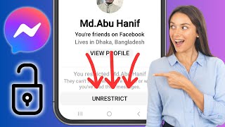 How to Unrestrict Someone on Messenger  How to remove restrictions in Facebook [upl. by Daus]