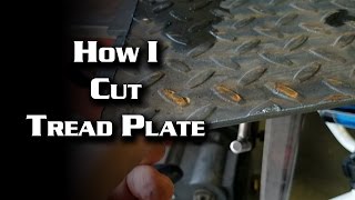 How I Cut Tread Plate Pig feeder doors [upl. by Bussey]