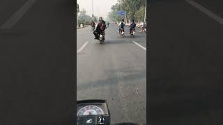 A very Beautiful ride on Canal Road going to susan Road🛵🛵shorts trending ytshorts [upl. by Fillbert]