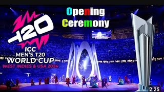 ICC T20 world cup opening ceremonyicc T20 world cup 2024😁 [upl. by Happ]