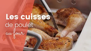 La recette des cuisses de poulet au four [upl. by Nagem]