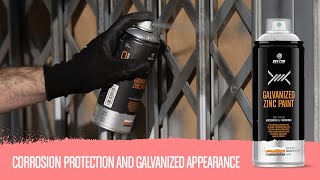 How to paint a metallic fence with MTN PRO Galvanized Zinc paint [upl. by Ainerbas]