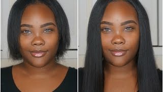 How to clip in extensions for short hair Feat Irresistible me extensions [upl. by Drandell]