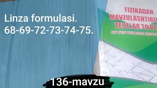 136mavzuLinza formulasi 686972737475 [upl. by Ahsinac]