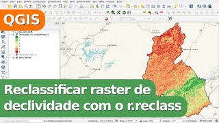 Reclassificar raster com o rreclass do GRASS no QGIS [upl. by Yrevi]