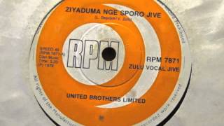 Ziyaduma nge Sporo Jive Sax Sporo Jive  United Brothers Limited [upl. by Rotciv]