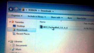 How to upgrade bios packard bell [upl. by Nikola615]