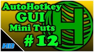 AHK GUI AutoHotkey Gui Mini Tut 12 Radio Buttons [upl. by Yeltihw]