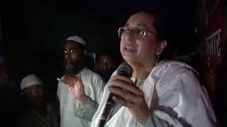 Former JNUSU President Albeena Shakil addressing at Kanhaiya Kumar Election Campaign [upl. by Peedus183]