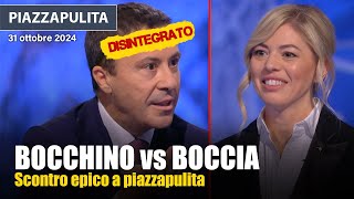 Scontro epico tra Maria Rosaria Boccia e Italo Bocchino a Piazzapulita [upl. by Crawford]