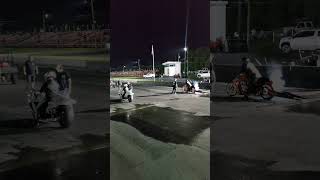 Cecil County Dragway motorcycle burnout harleydavidson [upl. by Solracesoj]