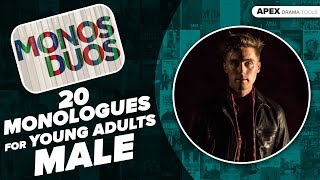 20 MONOLOGUES for YOUNG ADULTS  MALE [upl. by Ignacio659]