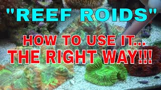 Reef Roids  How To Use It  The Right Way [upl. by Aroon]