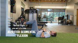 Segmental Lumbar Flexion Exercises [upl. by Arel]