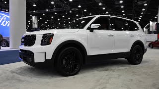 2024 Kia Telluride SX Prestige X Line V6 AWD  Glacial White Pearl  52185 [upl. by Aihsiym]