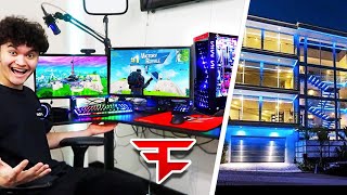 My 15000000 Mansion Room Tour Fortnite Gaming Setup [upl. by Amri511]