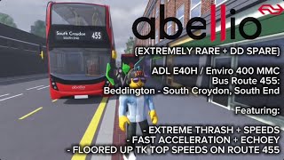 ECHOEY ADL ENVIRO 400H MMC THRASHED ON ROUTE 455  Roblox Croydon V131  2584 YY67GZE Aballio [upl. by Eshman]