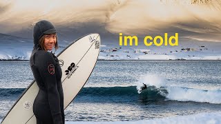 I Went Surfing in The Arctic  surfer girl diaries [upl. by Etteve928]