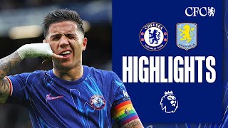 Chelsea 30 Aston Villa  HIGHLIGHTS  Premier League 2425 [upl. by Gosney]