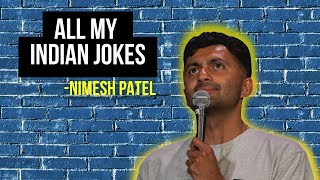 Indian Jokes Only  Nimesh Patel  Stand Up Comedy [upl. by Gelya]