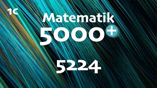 Matematik 5000 1c 5224 matte 1c [upl. by Zetnod]