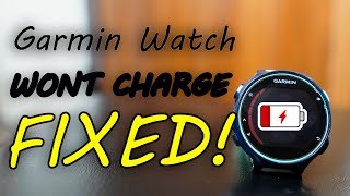 Garmin Watch Wont hold Charge  FIX  Garmin 735 XT [upl. by Schmidt]